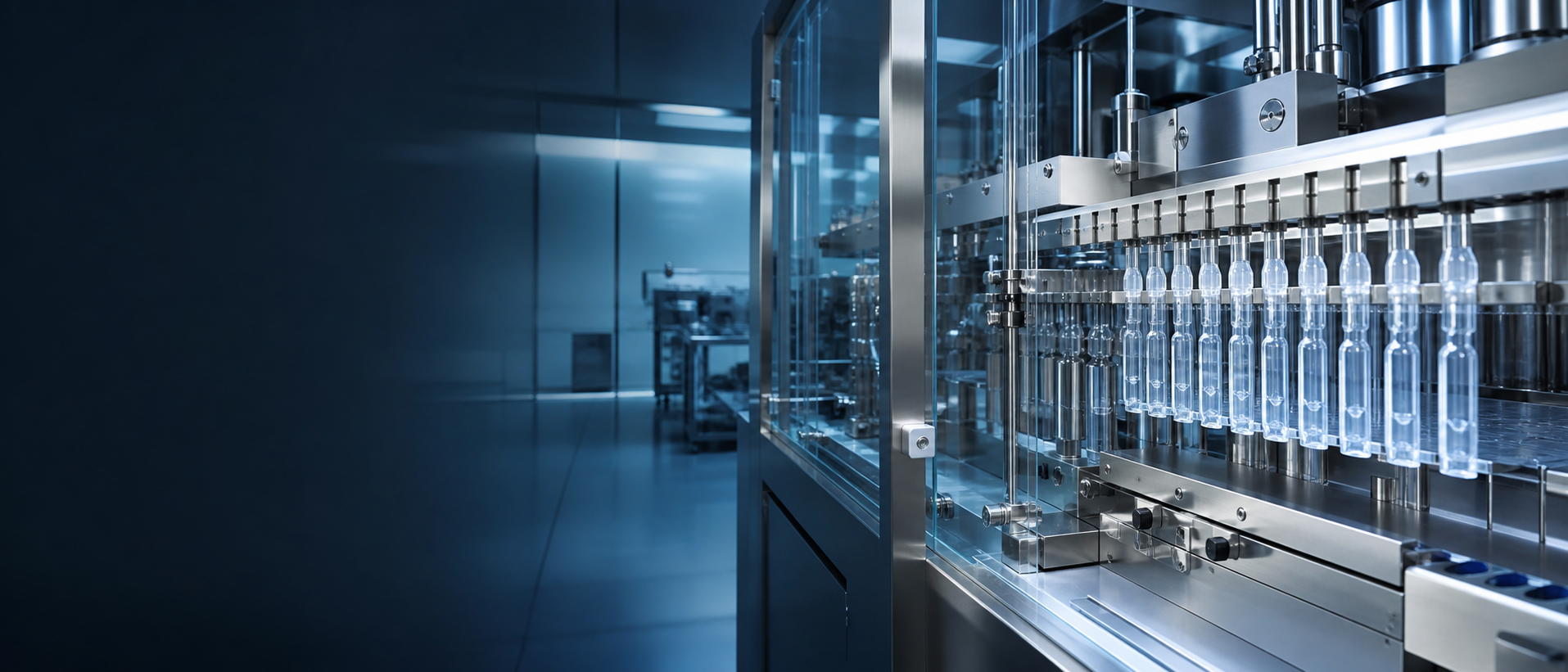 Automated BFS bottle manufacturing line