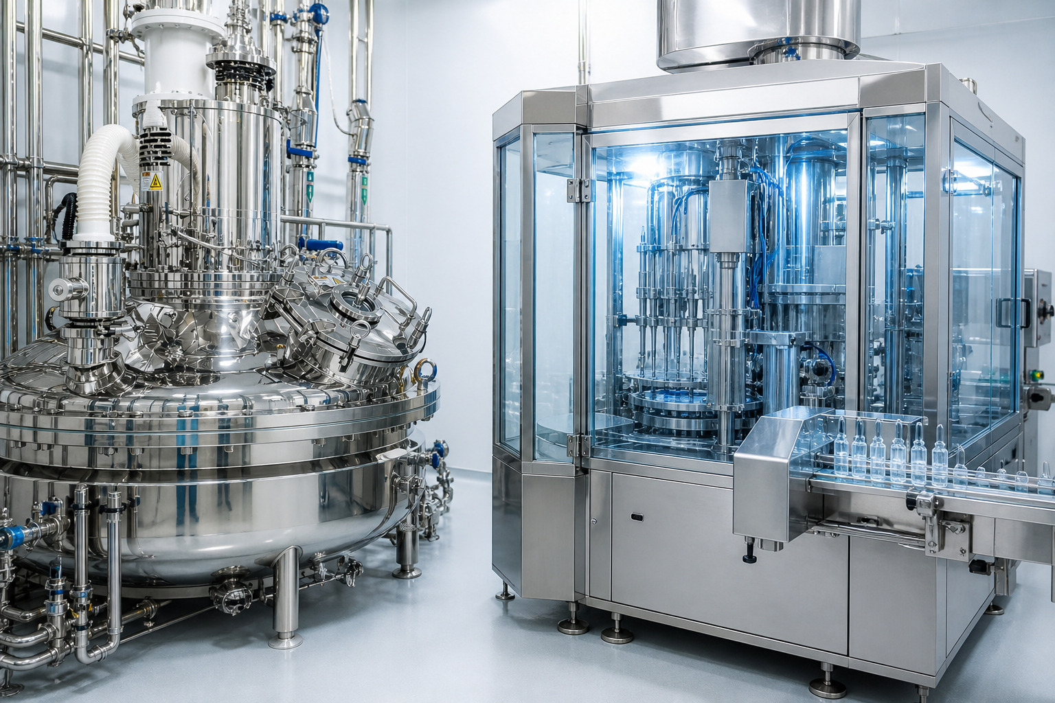 Probiotic fermenter and BFS filling machine